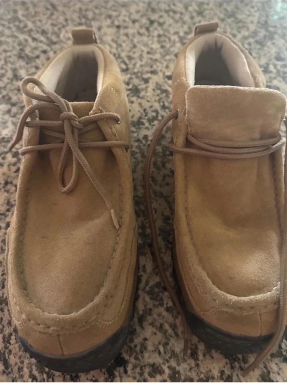 Suede Chukka Boots in Tan - Casual Lace-Up Comfort